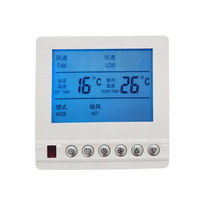 Termostato LCD de Pantalla Grande, Reloj Programable de Siete Días, Pantalla de Memoria de Energía, Protección de Baja Temperatura, Unidad de Control HVAC