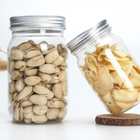 Vente en gros de bocaux en verre de 500ml 16oz avec couvercles pour la conservation de la fermentation des aliments pour bébés