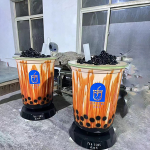 Ornements <span class=keywords><strong>de</strong></span> tasse à café fondante 2026, statue en résine, nouveau style, décorations <span class=keywords><strong>de</strong></span> bar à café, décoration extérieure, logo <span class=keywords><strong>de</strong></span> tasse à café - Product Image 3