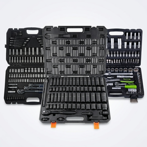 Juego de llaves de impacto al por mayor, juego de herramientas mecánicas CRV/CRMO, caja de herramientas con estuche rígido, herramienta manual para reparación de automóviles, OEM/ODM - Product Image 1