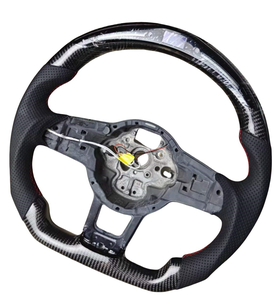 Volant en fibre de carbone avec extension LED pour Volkswagen <span class=keywords><strong>Golf</strong></span> 7 Mk7 Passat B8 Tiguan Jetta Mk6 Mk8 <span class=keywords><strong>T</strong></span>-<span class=keywords><strong>ROC</strong></span> <span class=keywords><strong>T</strong></span>-Cross - Product Image 2