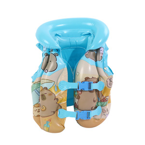 Cartoon Kids <strong>Inflatable</strong> Floatation <strong>Vest</strong> Thickened <strong>PVC</strong> Swim <strong>Vest</strong> Baby Swim Training Summer <strong>Life</strong> Jacket Water Safety Gear - Product Image 3