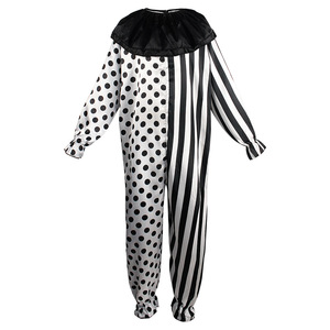 Disfraz de Joker para Cosplay, Disfraz de Halloween y Carnaval Unisex con Rayas y Puntos Blancos y Negros, Talla Adulto - Product Image 5