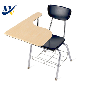 Sedia Moderna e Resistente in Metallo <span class=keywords><strong>per</strong></span> Formazione Scolastica con Telaio in Tubo d'Acciaio e Bracciolo con Tavoletta <span class=keywords><strong>Scrittoio</strong></span>, <span class=keywords><strong>Poltrona</strong></span> <span class=keywords><strong>per</strong></span> College - Product Image 2