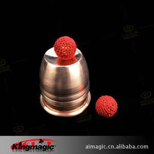 G1236 <b>Copper</b> Magnetic <b>Cup</b> (Small Lemon) - Kingmagic Magic Props Manufacturer - Magic Props - Product Image 4