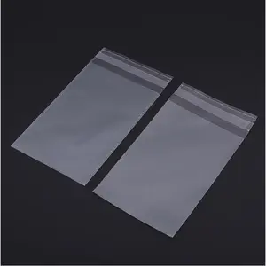 Hanging Self Resealable Packaging Transparent Printed Biodegradable Compostable Header Custom Clear Cellophane Bags Adhesive