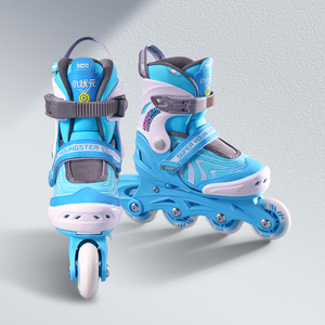 Chaussures de patins à roues alignées Offre Spéciale pour enfants directement en usine vente chaussures de patins à roues alignées clignotantes de haute qualité - Product Image 4