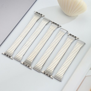 Bracelet Upro Luxury Elastic en acier inoxydable Solo Loop pour Apple Watch 10, bracelet fin en bambou pour iWatch Series 10 42 mm/46 mm - Product Image 3