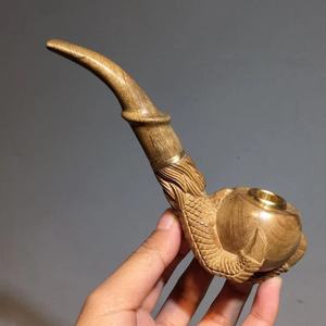 Pipa de Tabaco Tallada a Mano con Forma de Garra de Dragón, de Madera Maciza de Sándalo Rojo, de Alta Calidad, para Hombre, en Set de Regalo - Product Image 5