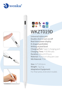 Stylet capacitif universel à haute sensibilité pour tablette, attraction magnétique, pointe remplaçable, métal aluminium, longue durée de vie de la batterie - Product Image 5