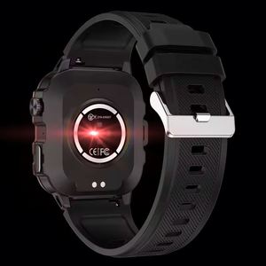 Montre intelligente d'extérieur Qx11 Montre intelligente avec suivi du sommeil à écran tactile pour hommes Montre intelligente à grande batterie - Product Image 2