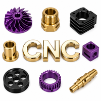 Composants en laiton et en aluminium usinés CNC de haute précision, pièces de précision sur mesure pour applications industrielles et mécaniques