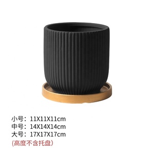 Macetas de Cerámica de Estilo Nórdico Moderno, Diseño Minimalista, Mate, Multicolor, para Plantas de Interior - Product Image 6
