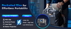Proyector MAGCUBIC HY350GT con Certificación Google, 500ANSI, Soporte Automático, WIFI, Beam 4K, Mini Proyector Full HD - Product Image 5