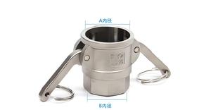 Kết nối nhanh chóng Snap loại D thiết kế 304 thép không gỉ ống nước thủy lực phù hợp bspt NPT chủ đề kết nối - Product Image 5