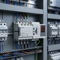 Saklar Transfer Otomatis Daya Ganda 250A NTDT85 250B III Saklar Pengalih Generator untuk Catu Daya Cadangan