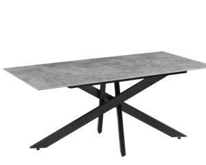 Mesa de comedor plegable con efecto de mármol, la fábrica china suministra directamente mesa de comedor de extensión nórdica y sillas de melamina MDF - Product Image 4