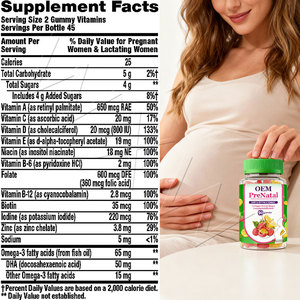 Gomitas de Nutrición Prenatal Completas - Apoya la Salud Materna y el Desarrollo Fetal Directo de Fábrica - Product Image 5