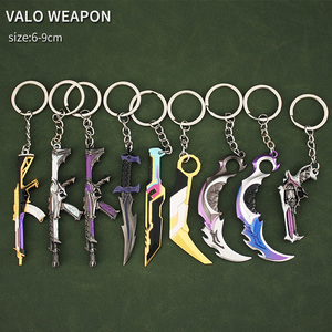 Nuevo llega Valorant llavero Mini <span class=keywords><strong>cuchillo</strong></span> Metal Gun <span class=keywords><strong>Reaver</strong></span> Sheriff Prime Karambit - Product Image 3