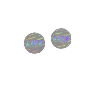 Clear Anti-Counterfeit PET Adhesive Hologram Sticker with Custom Design and Label - Product Image 3