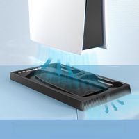 Support de console HD multifonctionnel avec ventilateur de refroidissement et chargeur numérique pour manette PS et autres modèles, autres marques, moule privé
