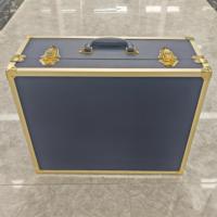 Coffres à l'ancienne de luxe personnalisés pour la décoration de maison et de table avec poignée en cuir