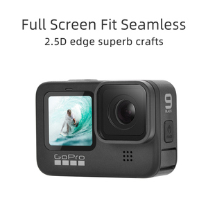 KingMa — protecteur d'écran en <span class=keywords><strong>Film</strong></span> trempé pour objectif <span class=keywords><strong>de</strong></span> caméra, 2 pièces, noir, pour GoPro Hero 9 - Product Image 4