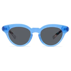 Japanese Style Thick Acetate Sunglasses Butterfly Frame UV400 Protection Polarized Sunglasses