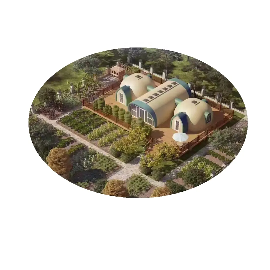 Tenda Rumah Plastik Kubah Spa Putih Tiup, Bingkai Logam Mini Kaca Tiup Tenda Taman Kotak Sampah Besar untuk Hewan