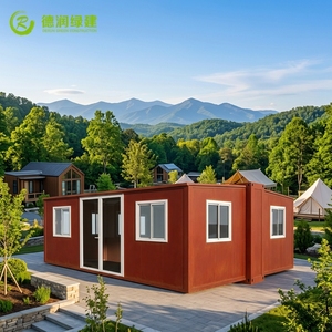 Casa Contenedor Expandible de Lujo con Pared de Cristal Panorámica para Hoteles Resort Modernos de Glamping y Villas Turísticas en Zonas Naturales Escénicas - Product Image 1