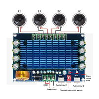 Module amplificateur audio haute puissance 12V à quatre canaux XH-M180 TDA7850 pour voiture, amplificateur de haut-parleurs stéréo 4X50W