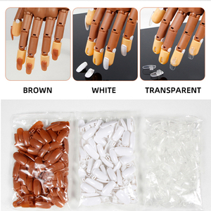 Kit de Herramientas para Principiantes en Arte de Uñas, Mano de Práctica Flexible y Móvil para Entrenamiento, Uñas Acrílicas, Maniquí para Salón de Manicura, Set de Herramientas de Exhibición - Product Image 6