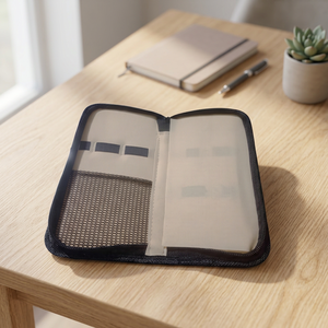 Bolsa de Almacenamiento Protectora para Herramientas de Barbería, Ecológica, Personalizable, con Cierre, de Cuero PU y ABS Reutilizable, para Salón de Belleza - Product Image 4