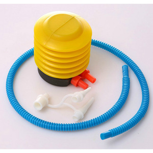 Pompe à air manuelle en plastique à commande au pied pour gilet de sauvetage et bouée de piscine avec adaptateur de valve, diamètre 10 cm, hauteur 11,5 cm - Product Image 1