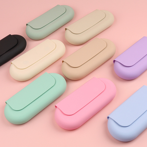 Bolsa de Maquillaje de Silicona Ecológica, Precio de Fábrica al por Mayor, Estuche Cosmético Impermeable con Cierre Magnético Portátil - Product Image 6