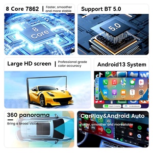 NaviHua Android 13 Carplay Dual Screen Car Radio Multimedia Auto <b>Stereo</b> for Porsche Cayenne 2011-2017 GPS Navigation - Product Image 6