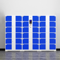 Armoire de rangement électronique à codes-barres multi-taille clé code colis distributeur automatique livraison casier intelligent avec support