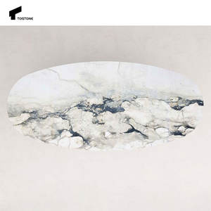 Tostone Luxueux Naturel Blanc Marbre Pierre Rectangle <span class=keywords><strong>Console</strong></span> <span class=keywords><strong>Table</strong></span> pour Intérieur Salon Hôtel Durable Meubles Décoration - Product Image 5