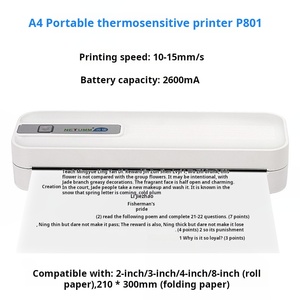 Tamaño A4 para uso doméstico Impresora Blue Tooth Papel de prueba de impresión térmica sin tinta para <span class=keywords><strong>estudiantes</strong></span> <span class=keywords><strong>Mini</strong></span> impresora - Product Image 5