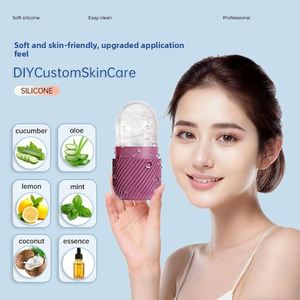 Wholesale Silicone Ice Roller for Face Eyes De-puffing Reusable Facial Ice <b>Cube</b> Mold Skin Care Massager Cold Therapy Tool - Product Image 4
