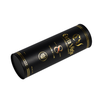 Tube de papier de boîte de cylindre en carton imprimé personnalisé de qualité supérieure pour emballage de bouteille de vin d'huile d'olive de whisky emballage cadeau