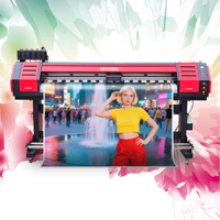 Impresora Ecosolvente para Pancartas Plotter de Impresión para Adhesivos de 1.8m Impresión en Vinilo con Cabezal XP600
