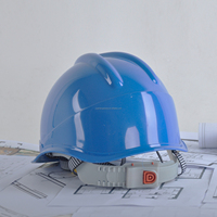 Casque de sécurité ABS rouge à meilleure structure optimale CE EN 397 Casque de sécurité compressif pour les travailleurs de l'industrie de la construction