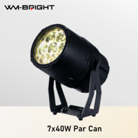 Projecteur LED Par 300W avec zoom électrique et rotation, en alliage d'aluminium moulé sous pression IP65, contrôle DMX512 pour scène