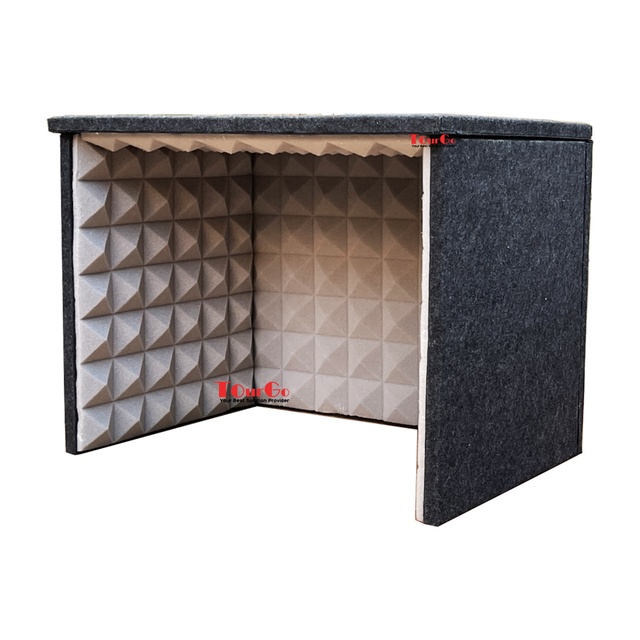 Portable Sound Recording Vocal Isolation Booth Box,Desktop Soundproof Cover,Sound Absorbing Shield