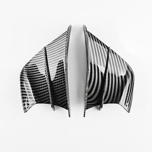 Deflectores de Viento Laterales Universales para Motocicleta Qiangye, Alerón de Carreras con Patrón de Textura Forjada - Product Image 4