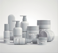 Juego de Botellas Cosméticas de Plástico PP Gris de Lujo con Bomba para Envasado de Champú y Gel de Ducha