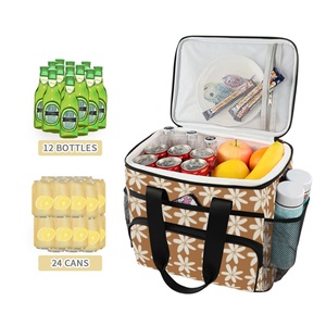 Large Square Custom Outdoor Waterproof Aloha <b>Tote</b> Thermal <b>Bags</b> Picnic <b>Lunch</b> Cooler Hawaiian Insulated Food <b>Bag</b> for Travel Beach - Product Image 3