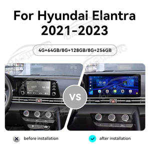 Autoradio BaoShang 9'' Android 13 per <span class=keywords><strong>Hyundai</strong></span> <span class=keywords><strong>Elantra</strong></span> 2021-2023, Navigatore GPS, Lettore Multimediale, Carplay Wireless Automatico, Unità di Controllo - Product Image 2