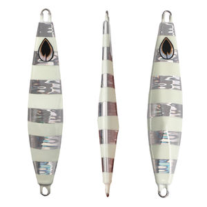 Leurre de gabarit de pêche en bateau de haute mer coulant à pas lent hameçons en métal Mustad triple crochet attire tilapia <span class=keywords><strong>dorade</strong></span> bar méné leurre - Product Image 4